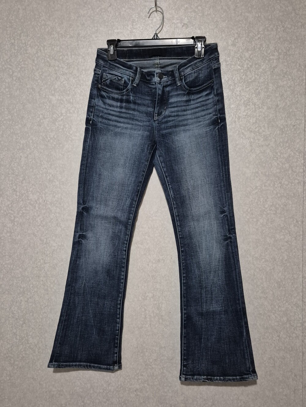 Buckle Black Women's Dark Blue Boot Cut Jeans..Size:27X30
